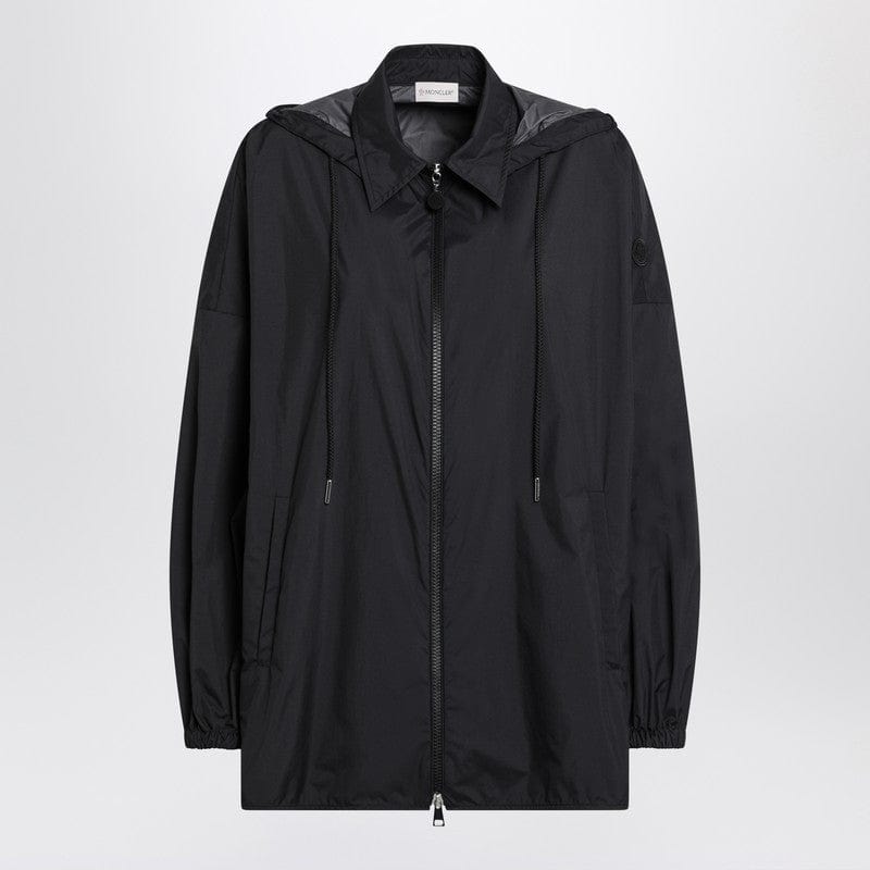 Moncler Jackets Moncler Black zip parka in nylon Moncler Black zip parka in nylon Brand