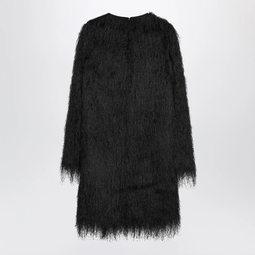 LouLou De Saison - Black Tina fringed dress Brand Jewelry