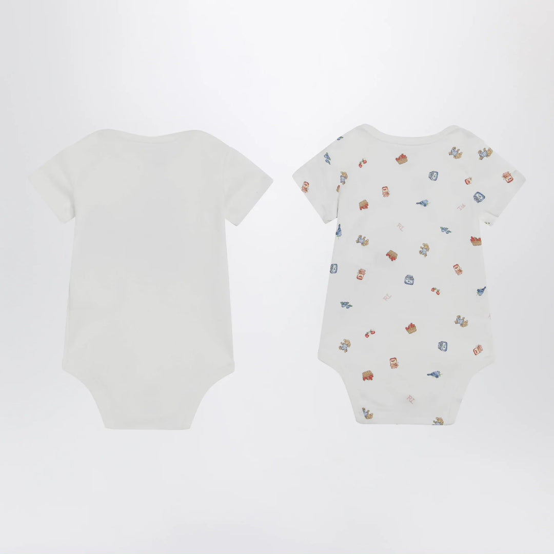 Polo Ralph Lauren - Set of two Polo Bear cotton bodysuits Brand Leotards &amp; Unitards