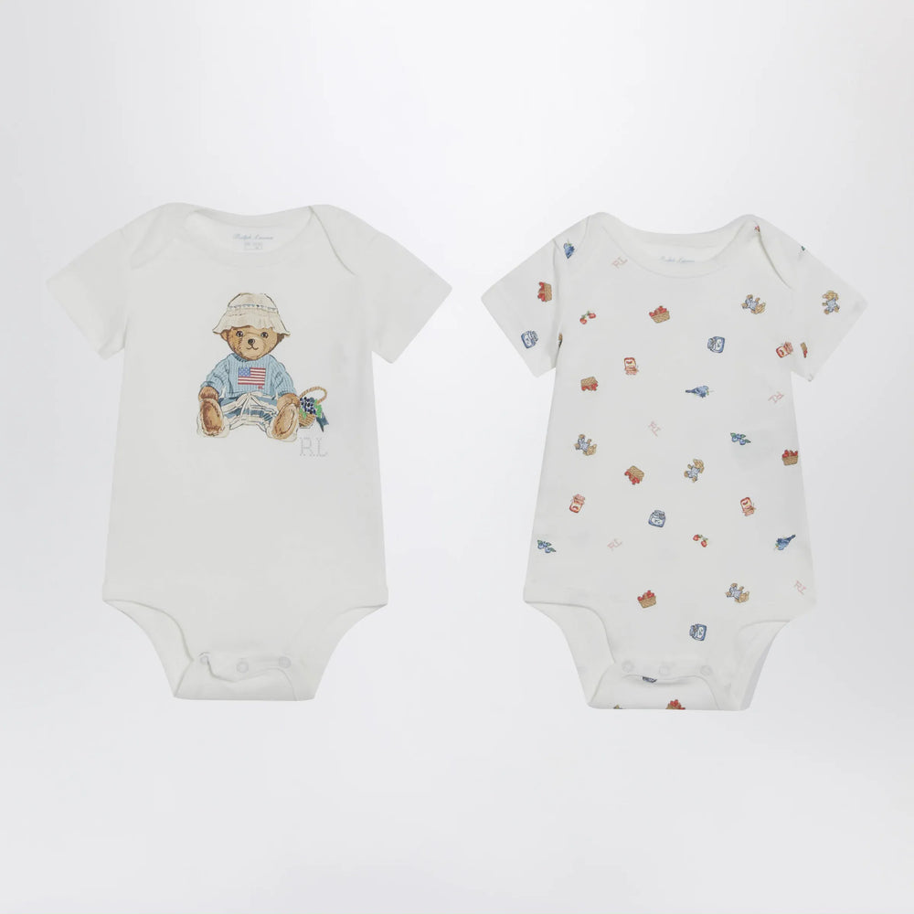 Polo Ralph Lauren - Set of two Polo Bear cotton bodysuits Brand Leotards & Unitards 3