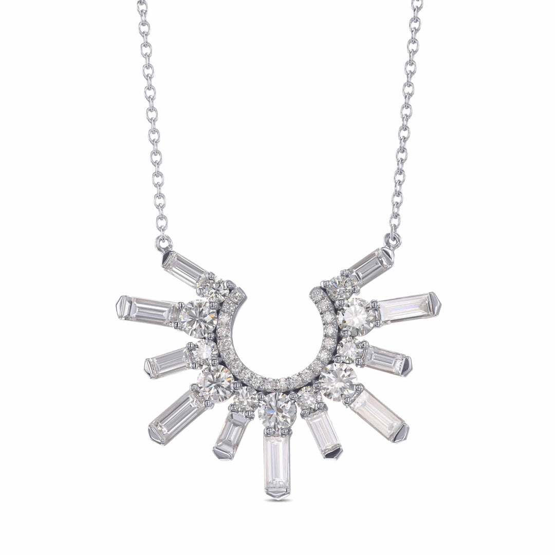 LEIBISH AURORA Diamond Pendant Brand Necklace