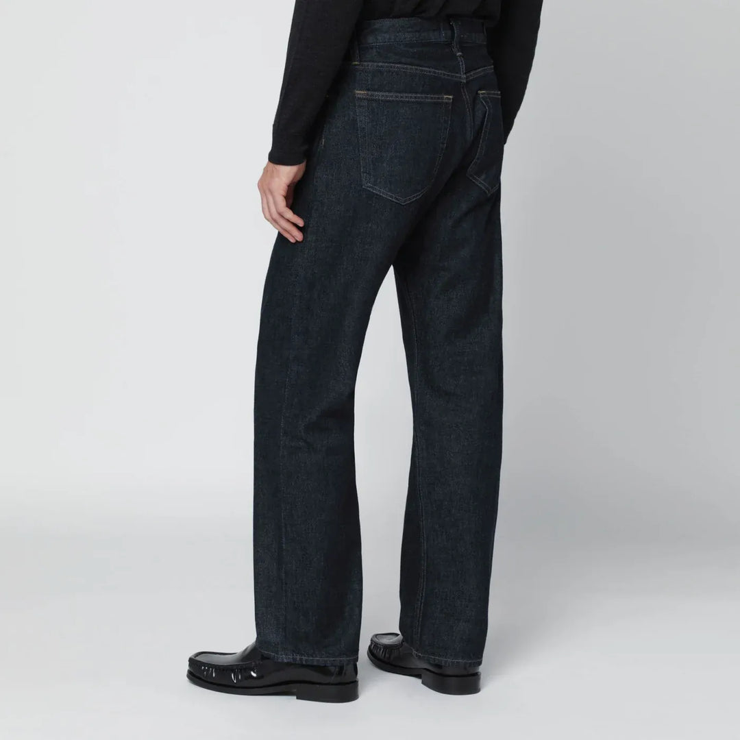 AGOLDE - Dark blue regular jeans Brand Pants