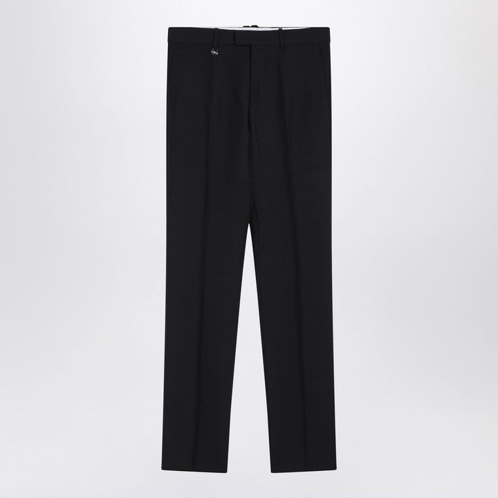 Pants 48 IT Burberry - Classic navy blue wool blend trousers Brand