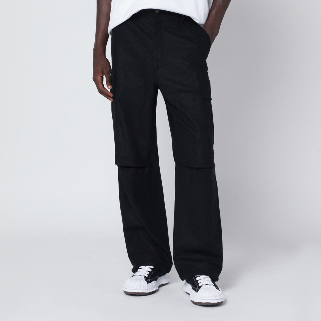 Pants DARKPARK - Black Saint wool cargo trousers Brand