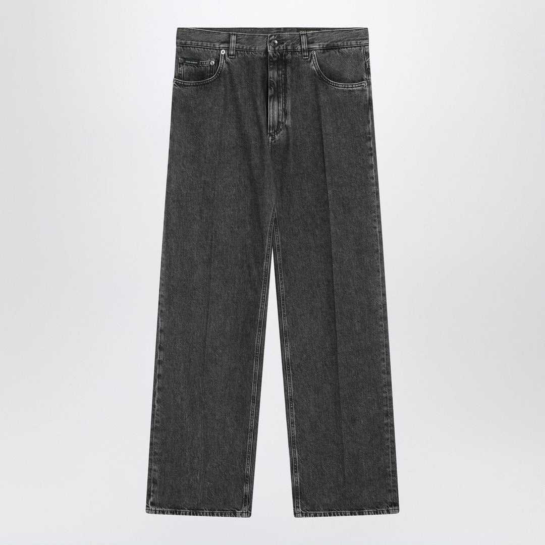 Pants Dolce&amp;Gabbana - Black washed over jeans Brand