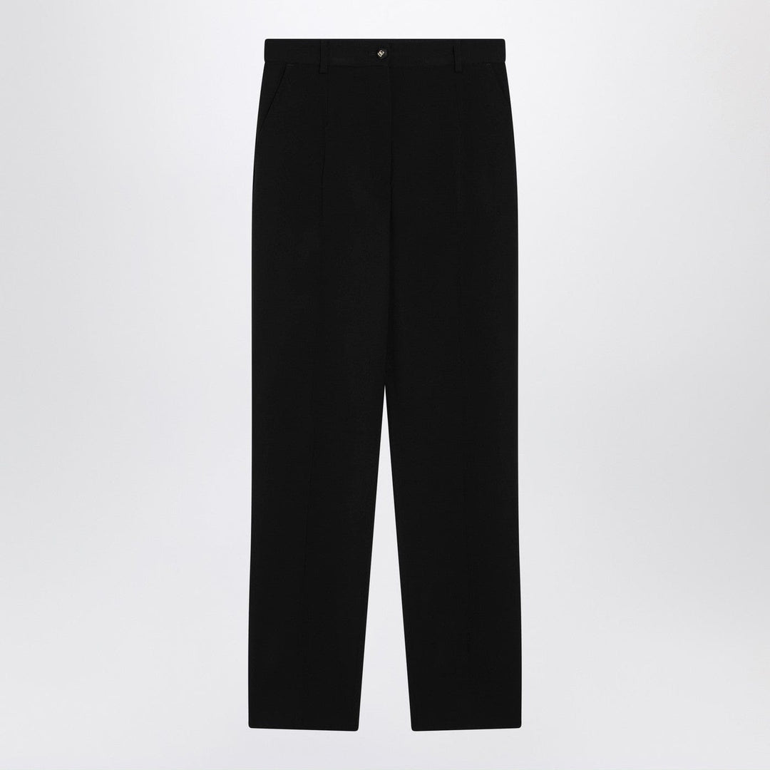 Pants Dolce&amp;Gabbana - Black wool canvas trousers Brand