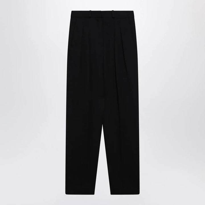 LouLou De Saison - Black wool-blend trousers Brand Pants 36  FR