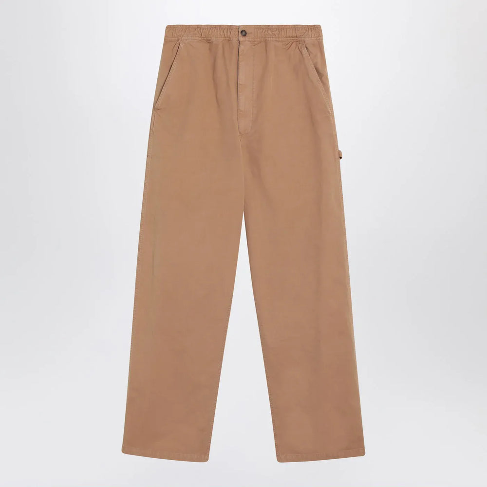 MM6 Maison Margiela - Baggy/loose ochre cotton pants Brand Pants 46 IT
