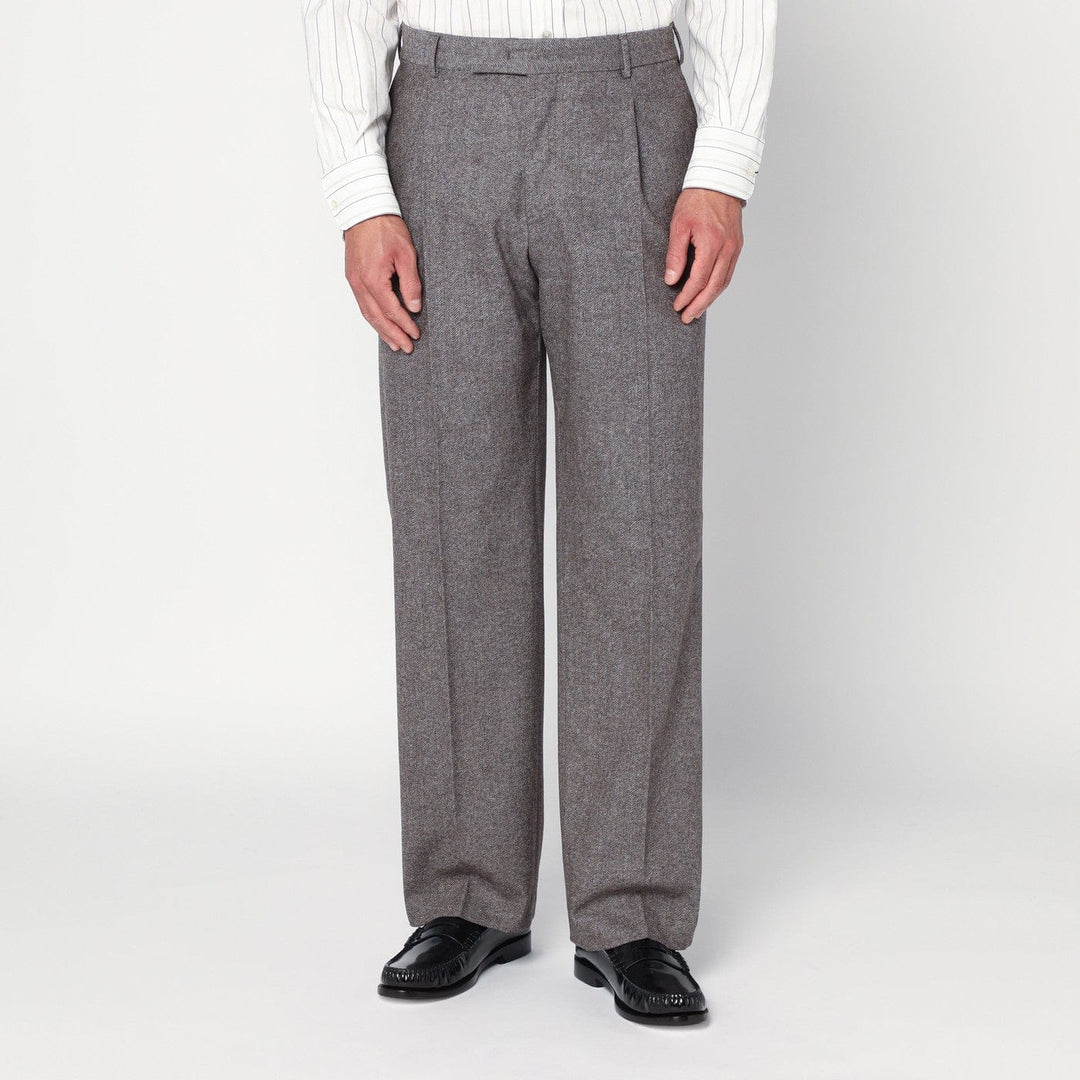 Pants 54 IT PT Torino - Light brown wool pants with pleats Brand