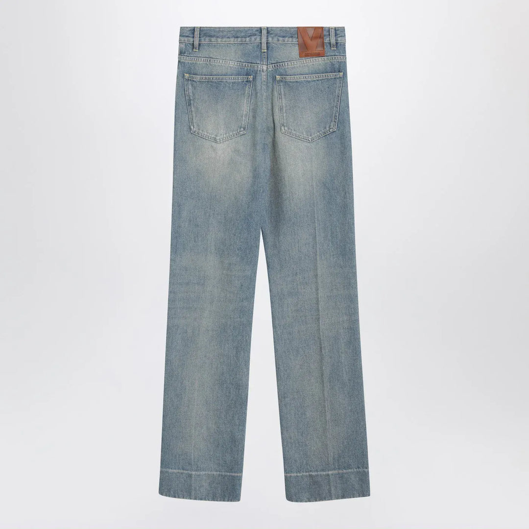 Valentino - Light blue washed-effect jeans Brand Pants 27