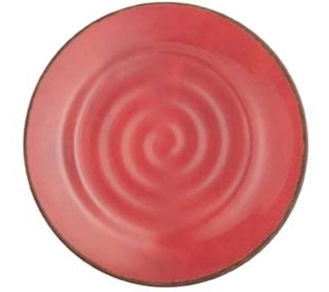 Mario Luca Giusti Plates Mario Luca Giusti Brunello Red Dinner Plates Set of 6pcs Brand