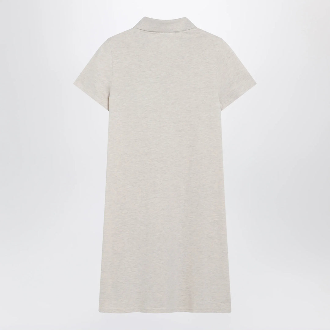 Burberry - Beige mélange cotton polo dress by Burberry Brand Polo Dress