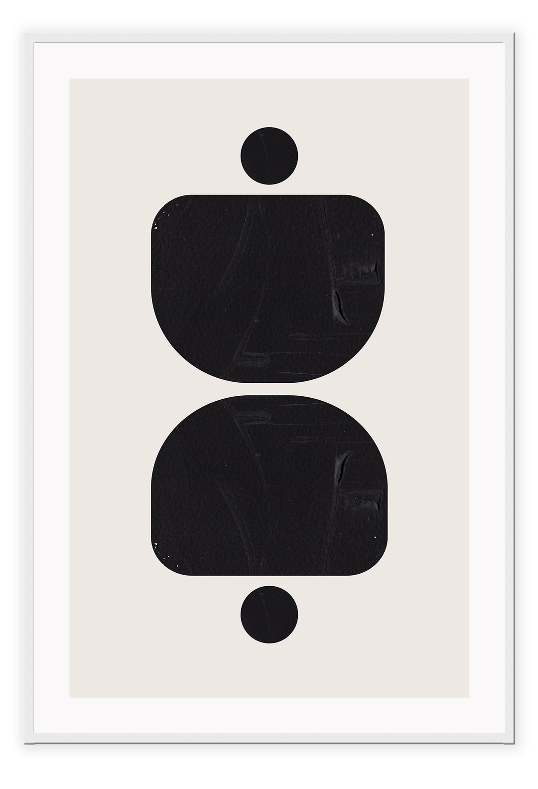 Canvas Print 50x70cm / White Remoto Remoto Wall Art : Ready to hang framed artwork. Brand