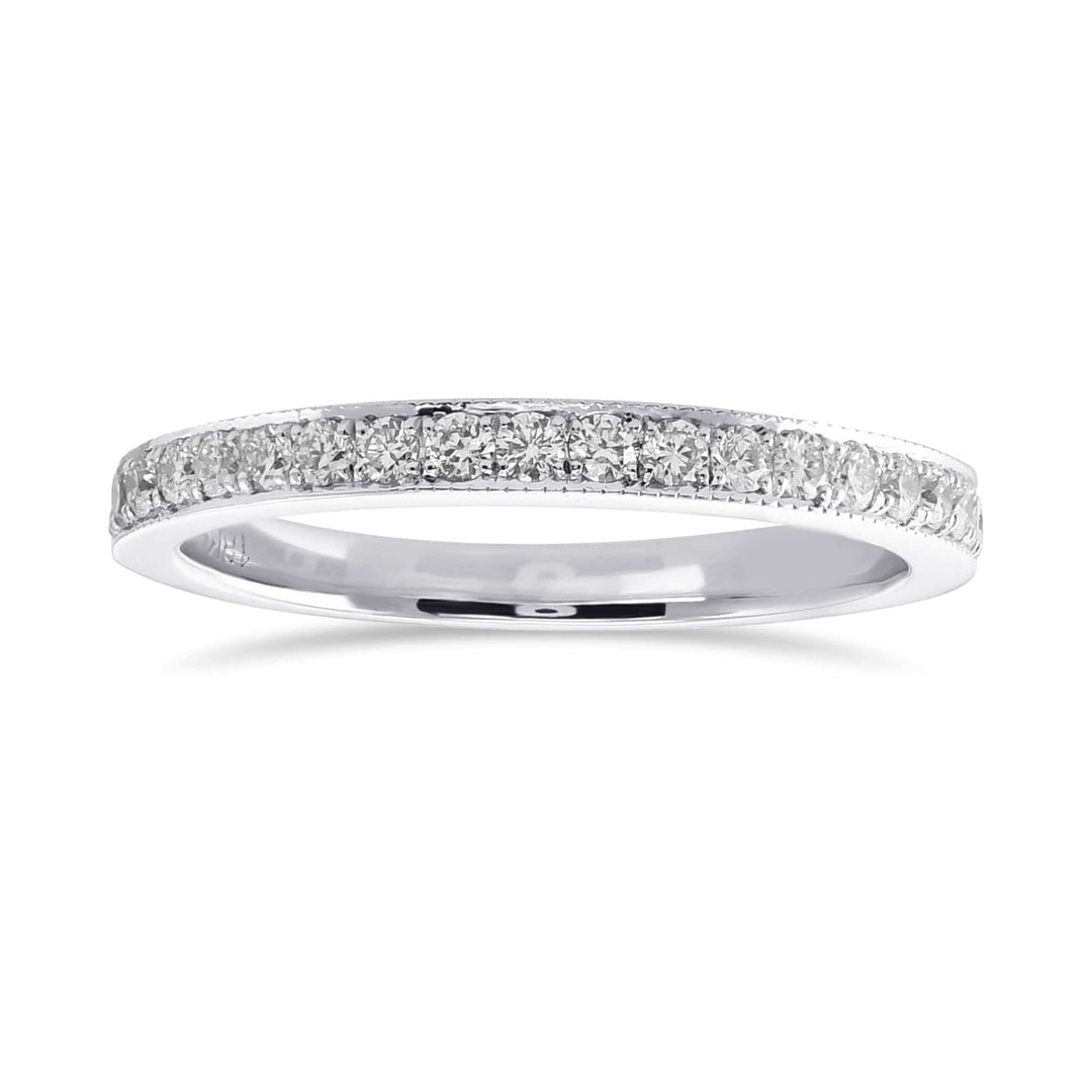 LEIBISH 0.27ct Diamond Half-Eternity Wedding Band Brand Ring