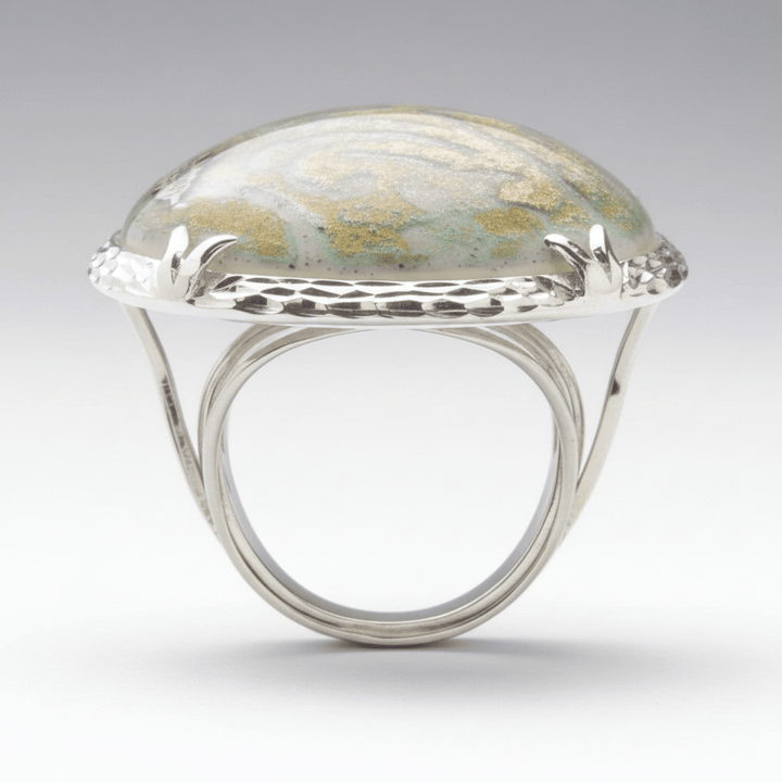 Antonella Piacenti Damask Silver Ring 925 Brand Rings