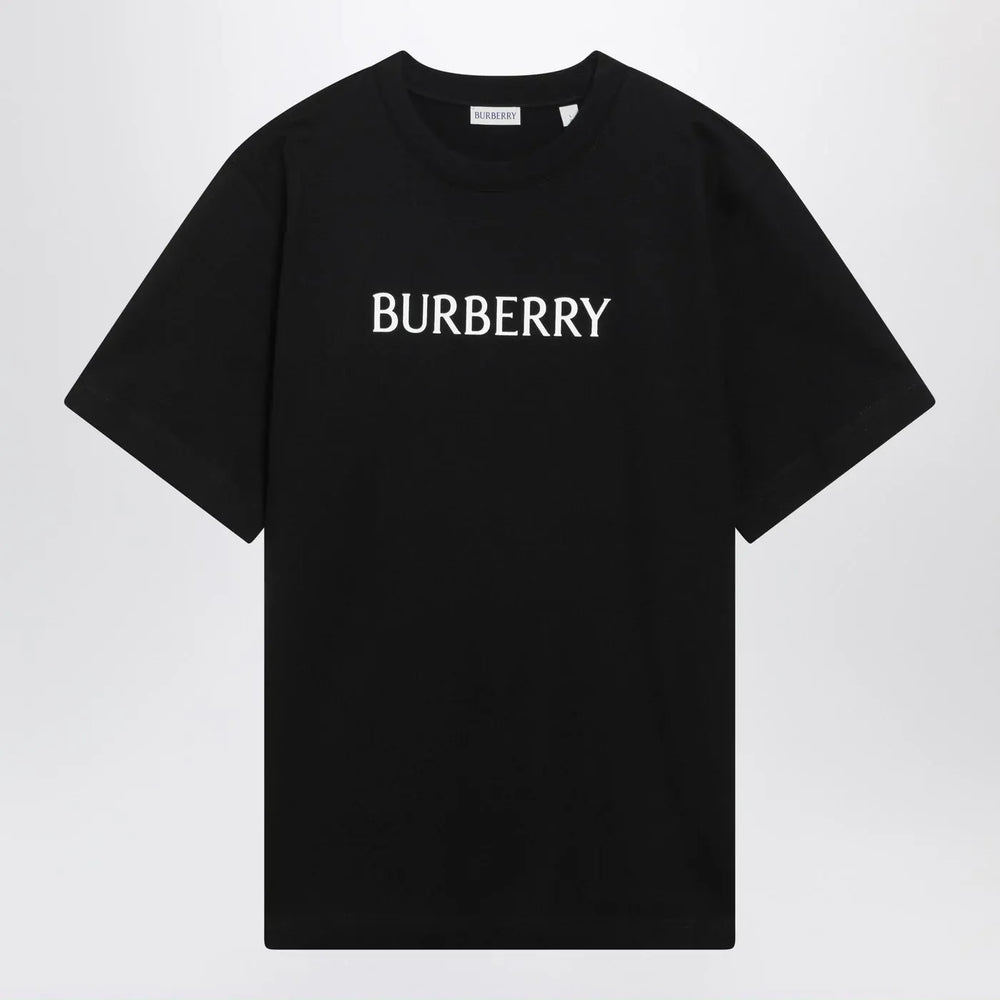 Burberry - Black T-shirt with logo print Brand Shirt S