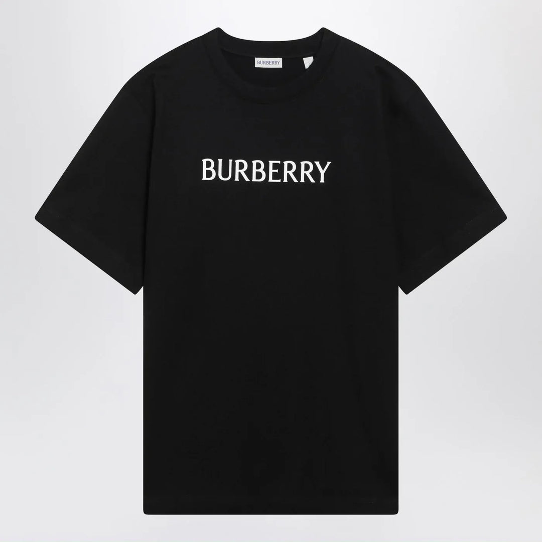 Burberry - Black T-shirt with logo print Brand Shirt S
