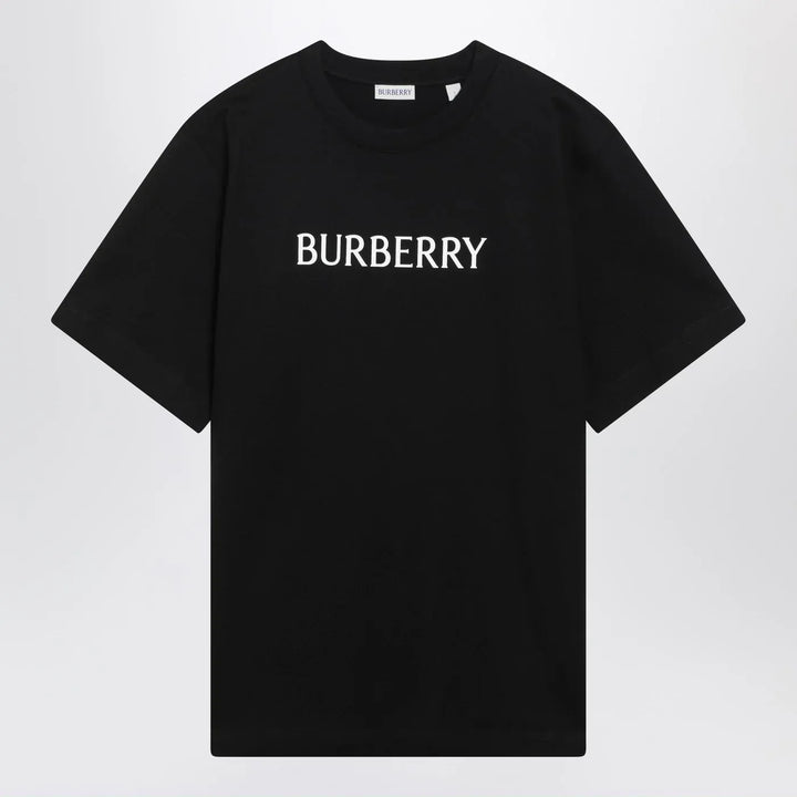 Burberry - Black T-shirt with logo print Brand Shirt S