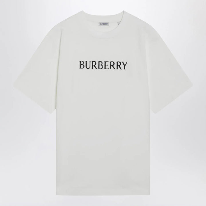 Burberry - White T-shirt with logo print Brand Shirt S