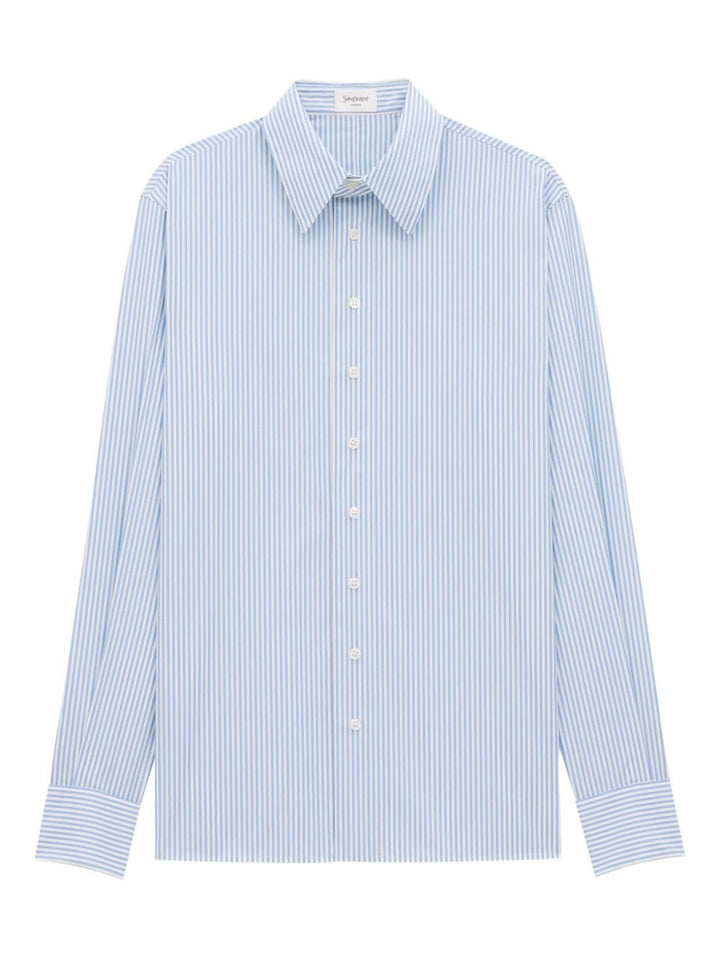 Saint Laurent Shirts 39 Saint Laurent Shirts Blue Saint Laurent Blue Shirt – Timeless Parisian Style Brand