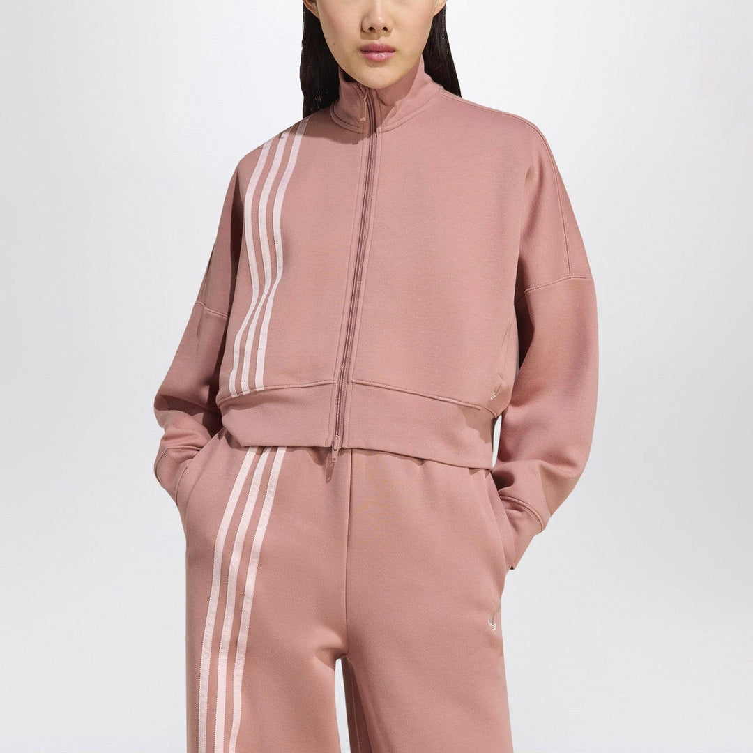Shirts &amp; Tops L adidas Originals - Off Placed 3-Stripes zip sweatshirt pink Brand