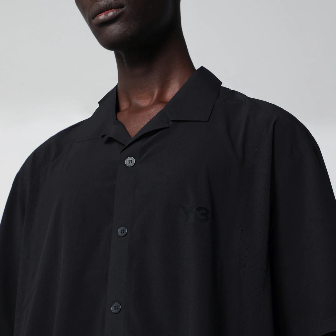 adidas Y-3 - Ultralight Woven loose-fit shirt in black Brand Shirts &amp; Tops