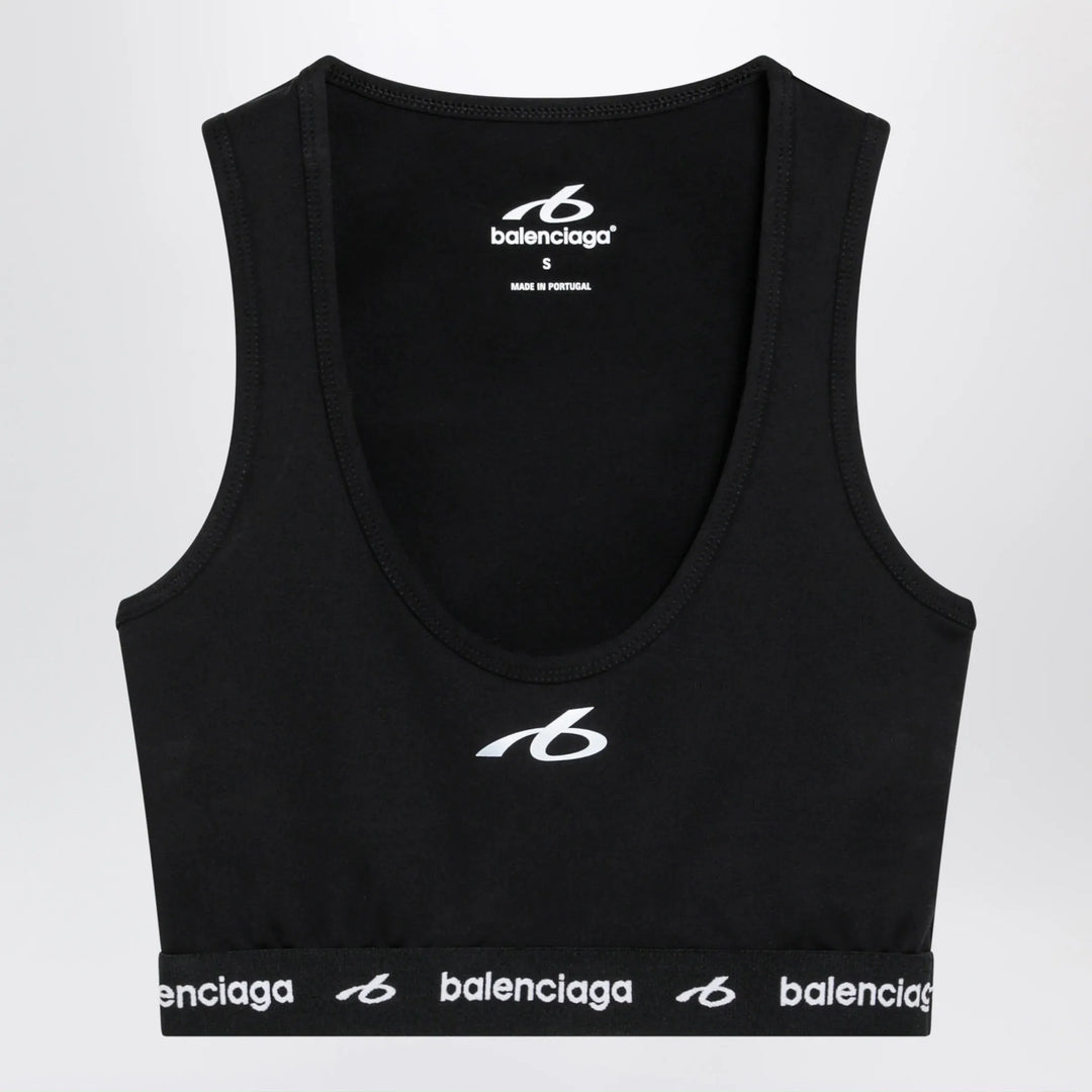 Balenciaga - Techwear bra top in black technical fabric Brand Shirts &amp; Tops XS