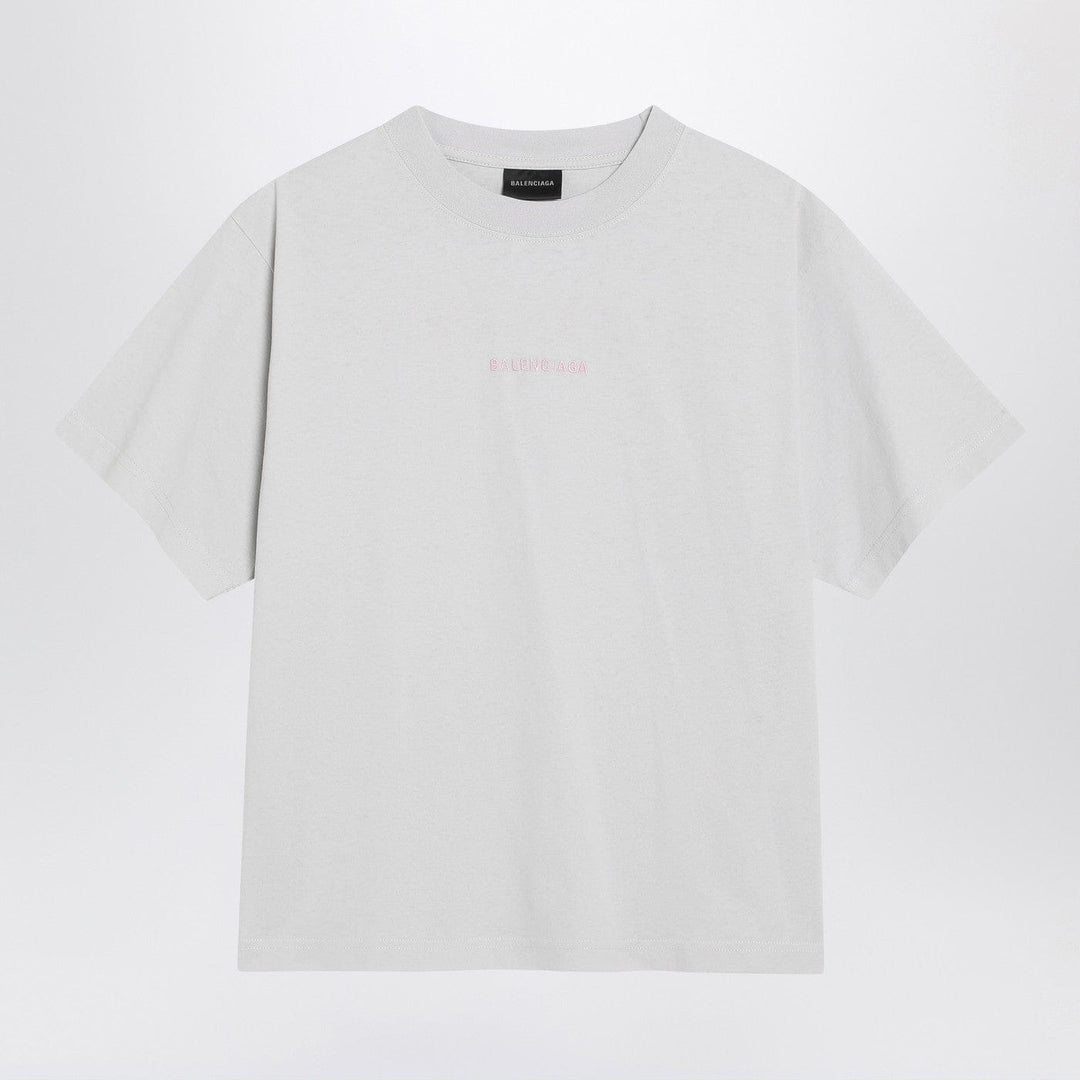 Shirts &amp; Tops Balenciaga - White Balenciaga Back Medium Fit T-shirt Brand