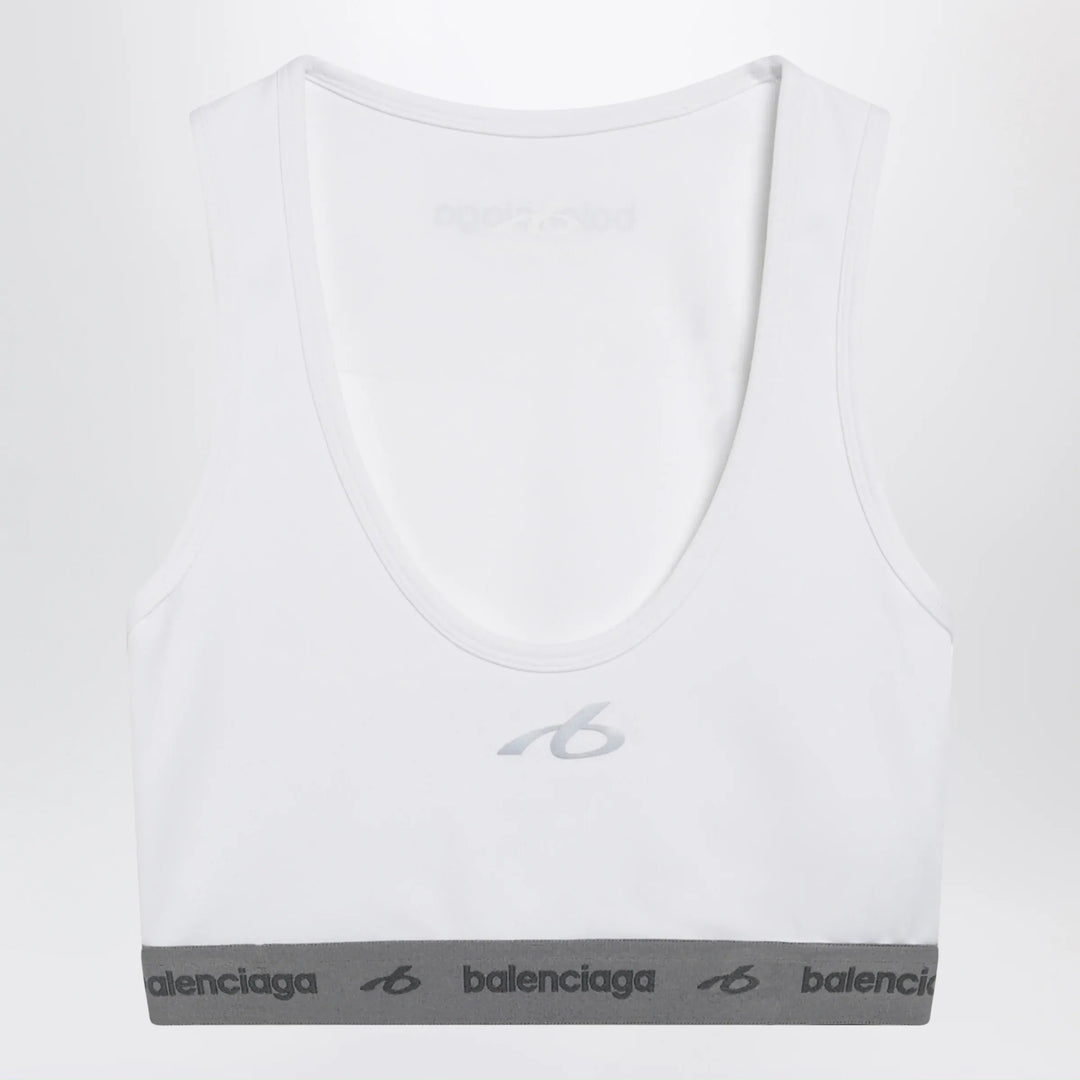Balenciaga - White Techwear bra top in technical fabric Brand Shirts &amp; Tops XS