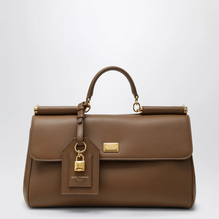 Dolce&amp;Gabbana - My Sicily top handle bag in caramel leather Brand Shirts &amp; Tops TU
