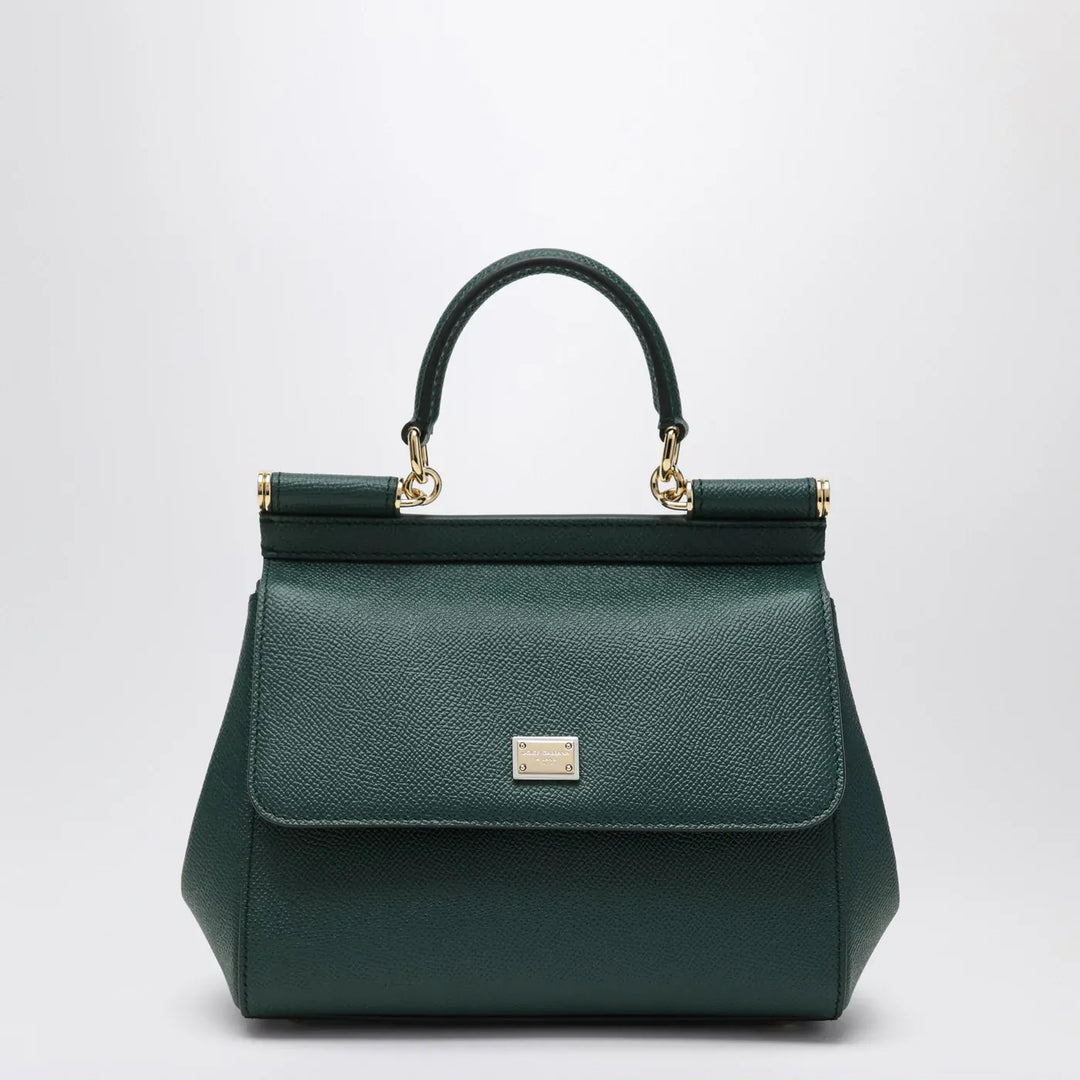 Dolce&amp;Gabbana - Sicily medium top-handle bag in green Brand Shirts &amp; Tops TU