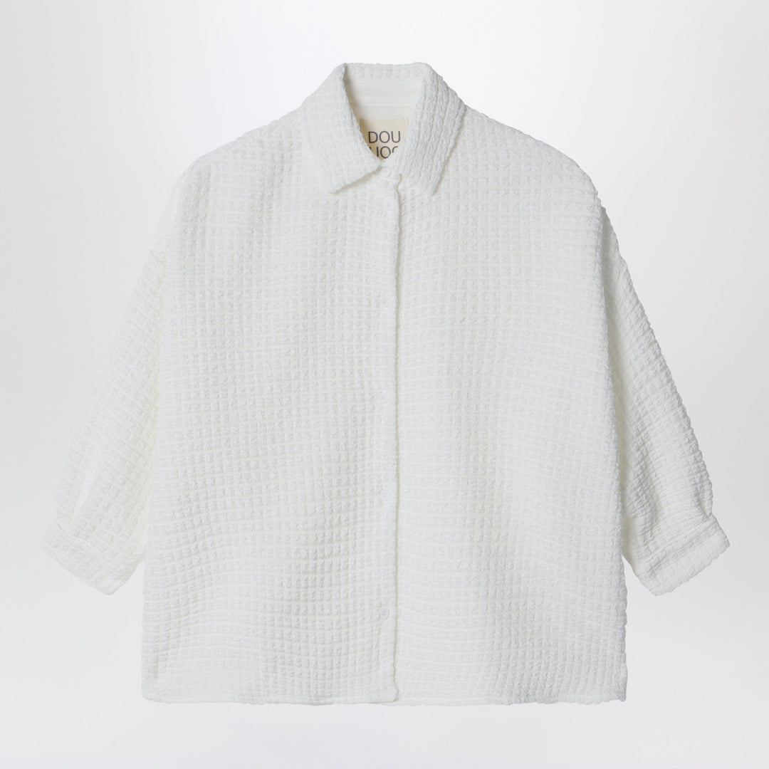 Shirts &amp; Tops Douuod - Aneto white shirt in textured fabric Brand