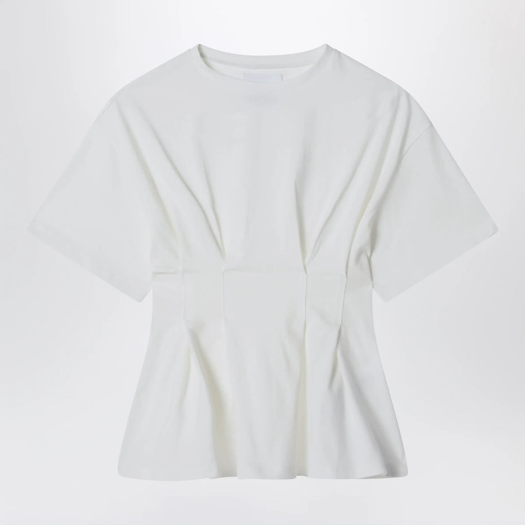Douuod - Calendula ivory cotton T-shirt Brand Shirts &amp; Tops 10
