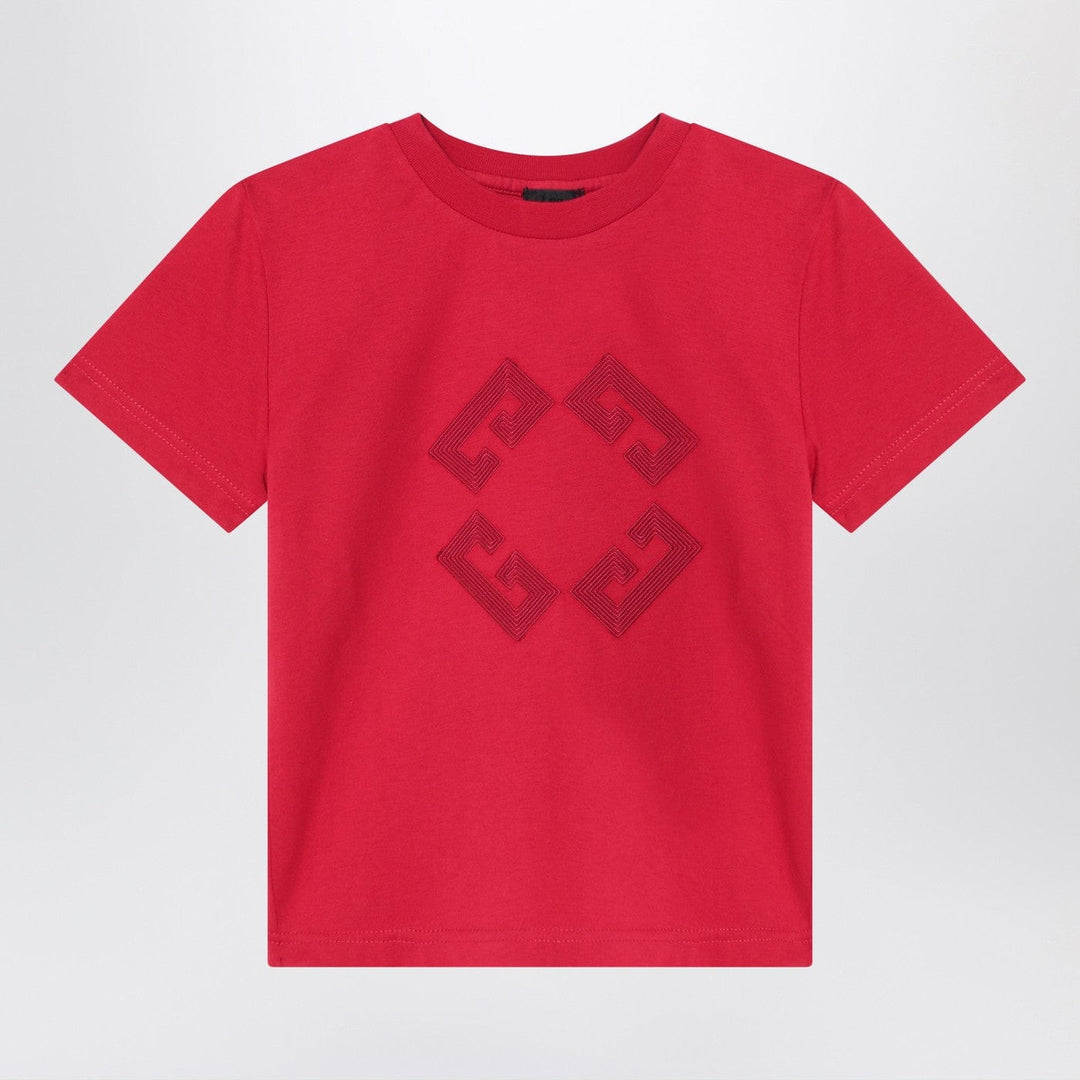 Shirts &amp; Tops Givenchy - Bordeaux T-shirt with embroidered logo Brand