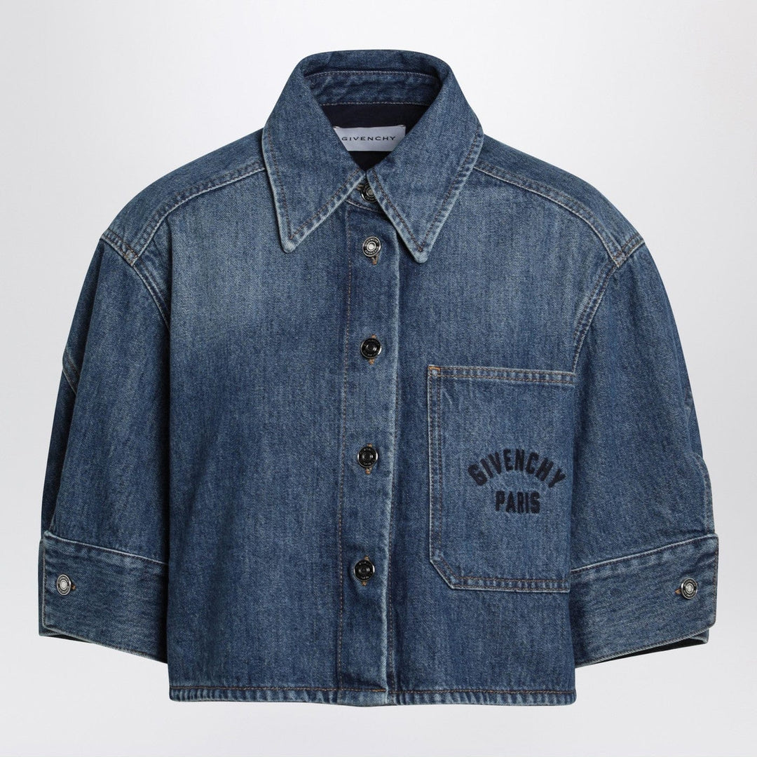 Shirts &amp; Tops 36  FR Givenchy - Short Cocoon shirt in medium blue Brand