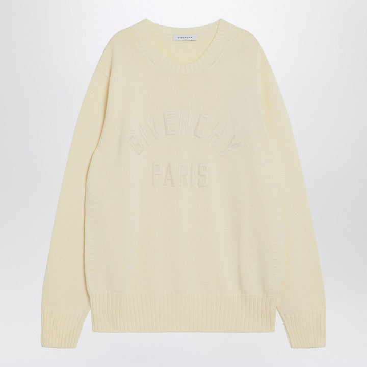 Shirts &amp; Tops M Givenchy - Sweater écru in cotton with logo Brand