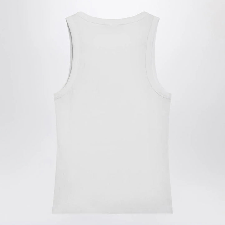 Givenchy - White slim-fit tank top with logo Brand Shirts &amp; Tops