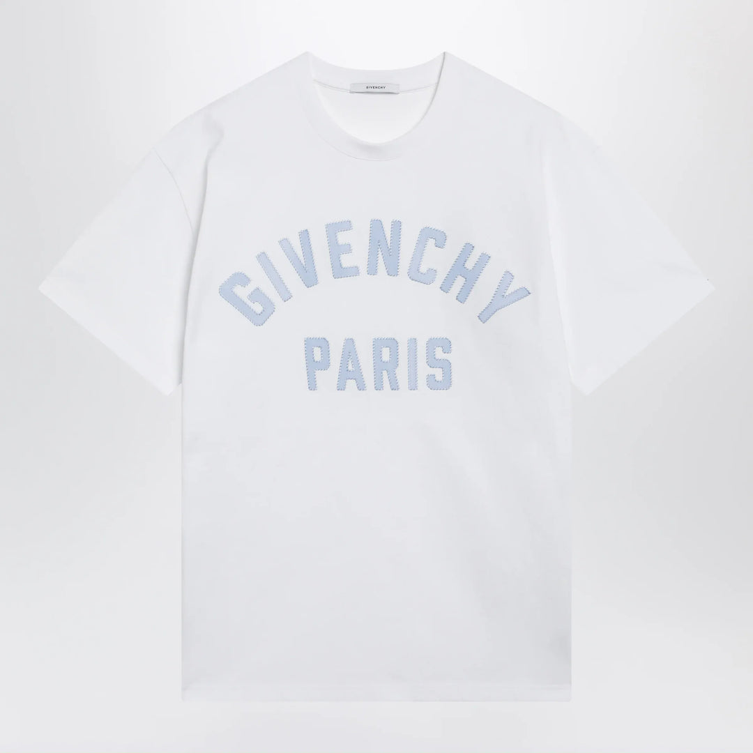 Givenchy - White T-shirt with logo embroidery Brand Shirts &amp; Tops S