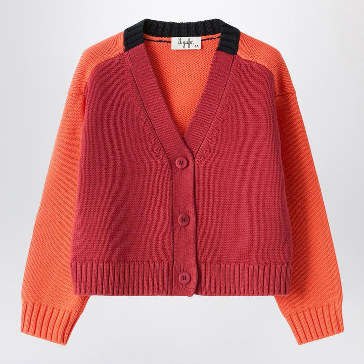 Shirts &amp; Tops 6 Il Gufo - Color-block organic cotton cardigan Brand