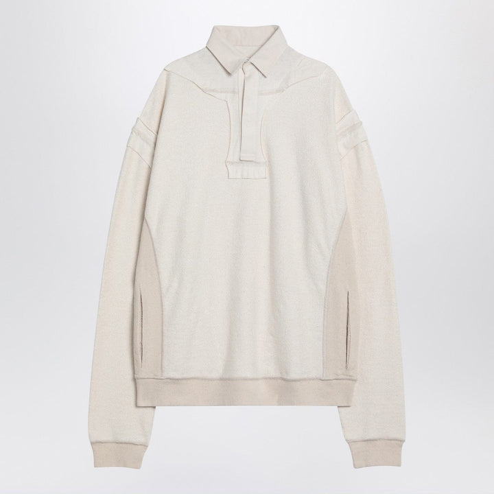 Shirts &amp; Tops Maison Margiela - Distressed-effect ecru sweatshirt Brand
