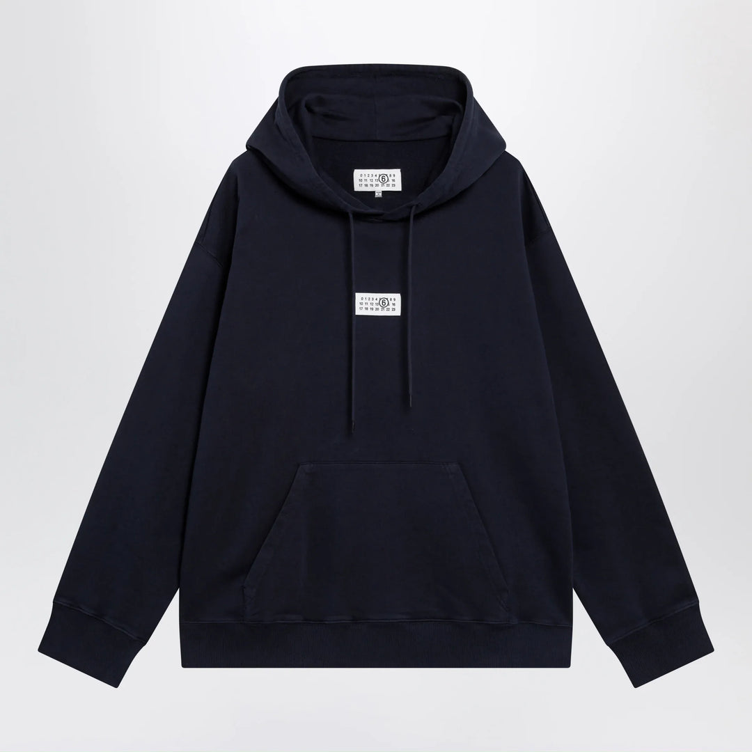 MM6 Maison Margiela - Navy blue cotton hoodie Brand Shirts &amp; Tops S