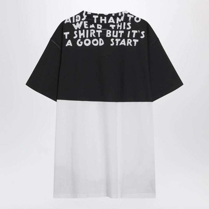 MM6 Maison Margiela - White/black cotton AIDS T-shirt Brand Shirts &amp; Tops S