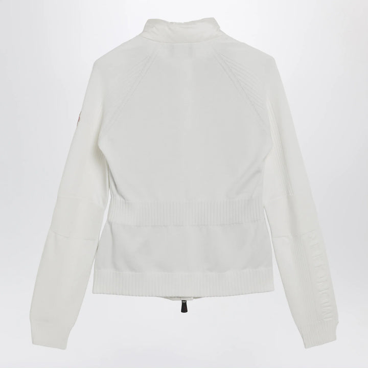 Moncler Grenoble - White Day-Namic padded cardigan Brand Shirts &amp; Tops