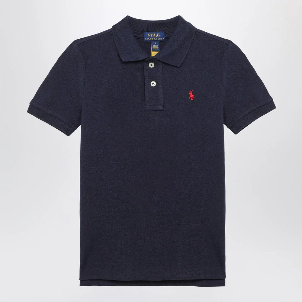 Polo Ralph Lauren - Blue navy cotton polo shirt with logo Brand Shirts & Tops 2