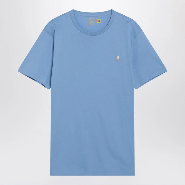 Polo Ralph Lauren - Light blue cotton Custom Slim-Fit T-shirt Brand Shirts &amp; Tops S