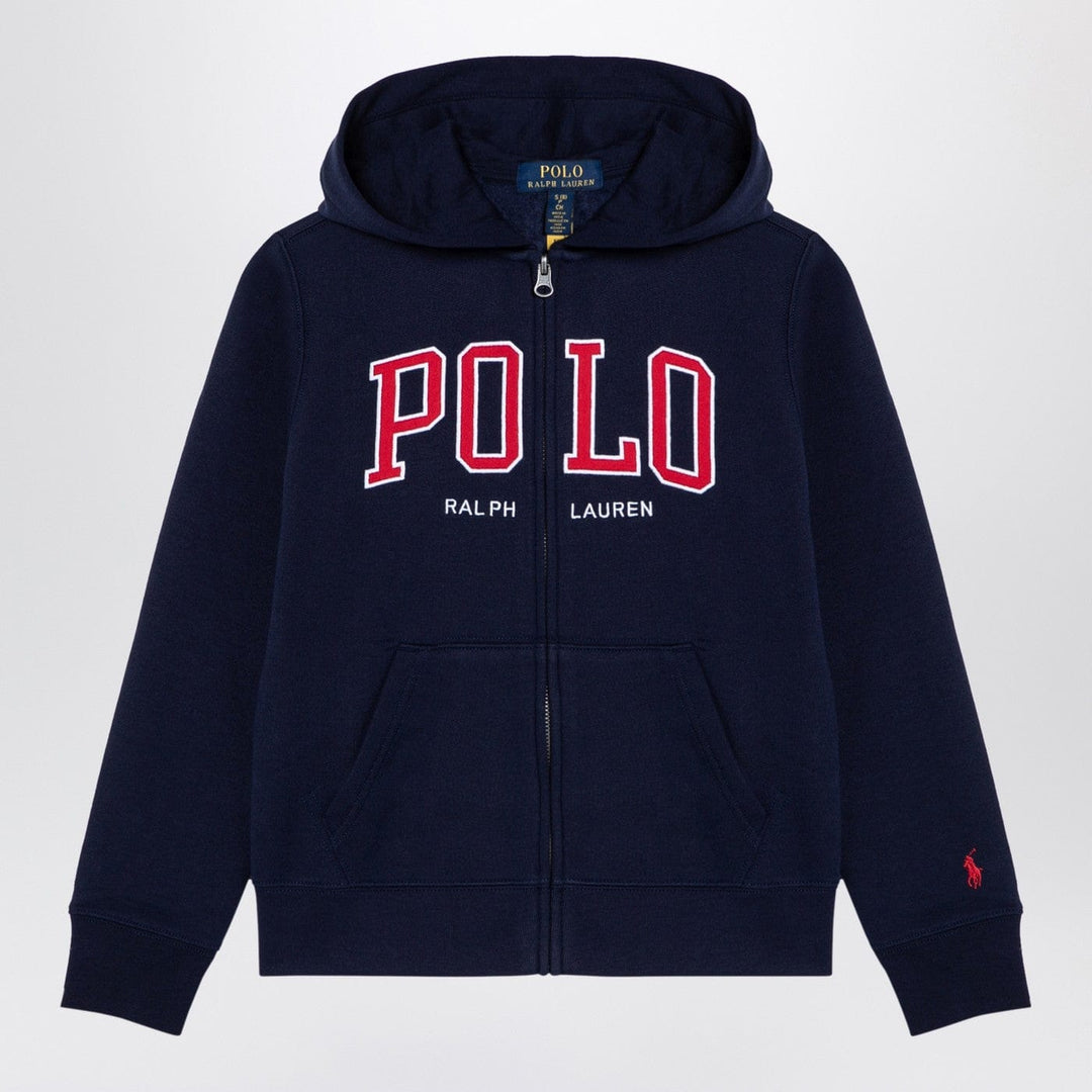 Shirts &amp; Tops S Polo Ralph Lauren - Navy blue cotton blend sweatshirt with logo Brand