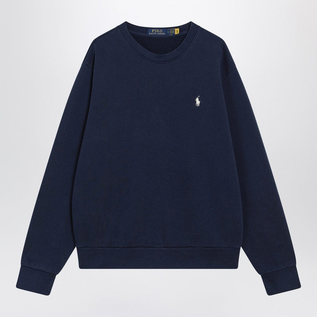 Shirts &amp; Tops Polo Ralph Lauren - Navy blue cotton crew-neck sweatshirt Brand