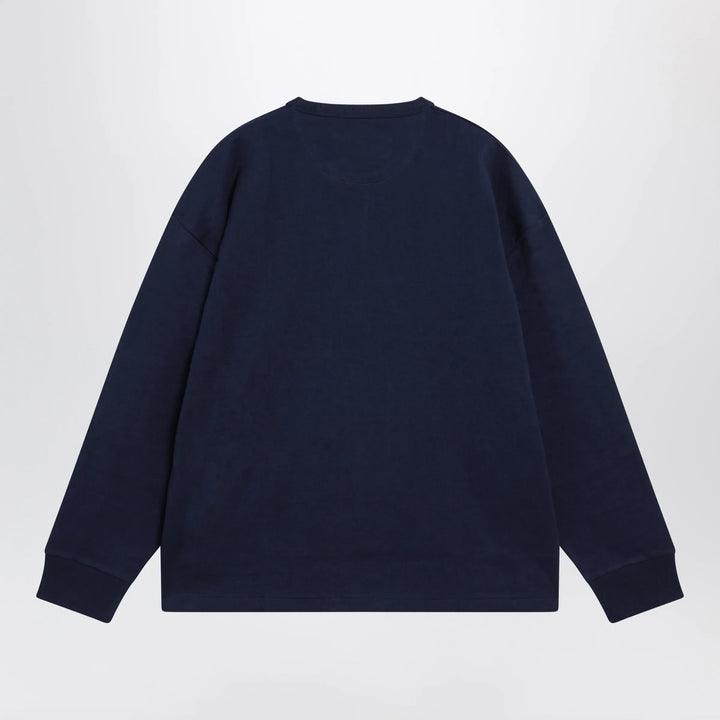 Polo Ralph Lauren - Navy cotton Relaxed-Fit crewneck sweatshirt Brand Shirts &amp; Tops