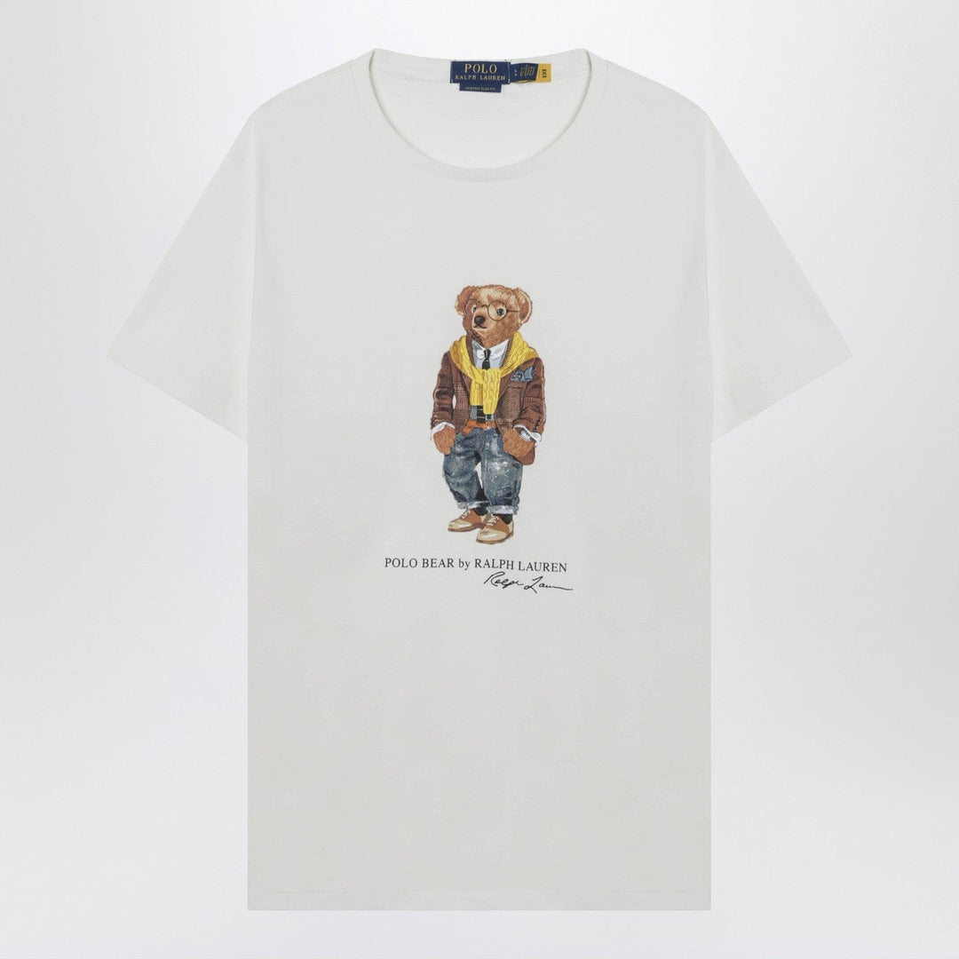 Shirts &amp; Tops Polo Ralph Lauren - White Polo Bear T-shirt Custom Slim-Fit Brand