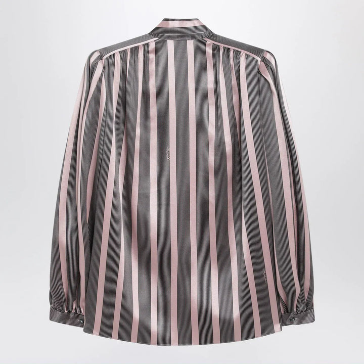 Valentino - Striped Crepe de Chine shirt Brand Shirts &amp; Tops